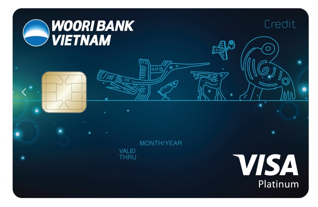 Thẻ Woori Visa Platinum